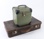 Two vintage cases, early to mid 20th century, the larger 55cm wide
