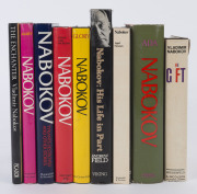 A VLADIMIR NABOKOV LIBRARY: including "The Gift" [1963, 1st ed.], "Poems and Problems" [1970, 1st ed.], "Ada" [1969 1st ed.] plus four others; all hardback with dust jackets; also