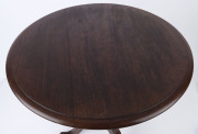 An antique English wine table with barley twist column, mid 19th century, ​72cm high, 61cm diameter - 2