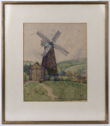 WINIFRED CADDY (1884-1981), Polgate Mill, Sussex England, watercolour, signed lower right "Winifred Caddy", artist label verso with title, ​35 x 29cm - 2