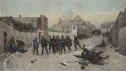 Two antique hand-coloured engravings in later 20th century frames, the larger 47 x 67cm overall