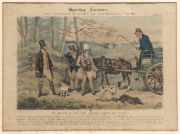 Three framed antique equine hand-coloured engravings, 19th century, the largest 55 x 68cm overall
