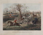 Three framed antique equine hand-coloured engravings, 19th century, the largest 55 x 68cm overall - 3