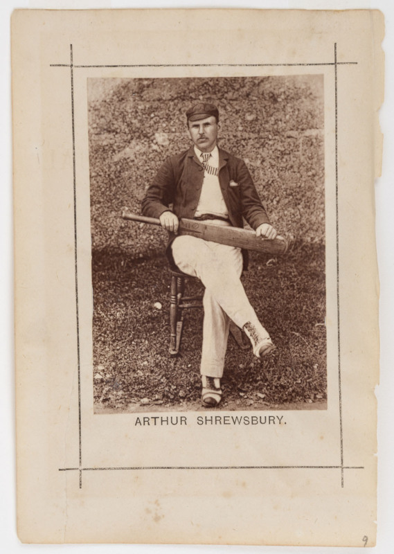 ARTHUR SHREWSBURY: circa 1890 original albumen photograph, laid down on backing paper and titled in the lower margin. Overall 15 x 10.5cm.
