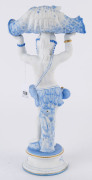 A French figural bisque porcelain sweet meat dish, 19th century, ​37cm high - 3