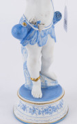 A French figural bisque porcelain sweet meat dish, 19th century, ​37cm high - 5