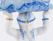 A French figural bisque porcelain sweet meat dish, 19th century, ​37cm high - 6