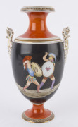 SAMUEL ALCOCK & Co. "Achilles" porcelain vase, Burslem, England, mid 19th century, no visible factory marks, 25cm high - 2