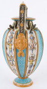 CRYSTAL PALACE ART UNION Battam Ware porcelain vase, England, mid 19th century, signed in cartouche around the neck "Crystal Palace Art Union", 28.5cm high - 3