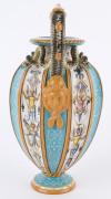 CRYSTAL PALACE ART UNION Battam Ware porcelain vase, England, mid 19th century, signed in cartouche around the neck "Crystal Palace Art Union", 28.5cm high - 5