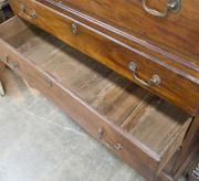 An Anglo-Indian Georgian padouk chest on chest, late 18th century, 180cm high, 111cm wide, 55cm deep - 5