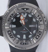 CITIZEN "PROMASTER" 1000m Professional Diver's wristwatch in original box with booklet, ​6cm wide - 3