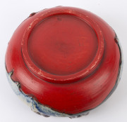SUMIDA GAWA Japanese pottery bowl with elephant decoration, 20th century, factory mark to base, ​12cm high, 22cm diameter - 9