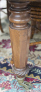 An impressive antique English William IV mahogany banquet table, six finely turned and hexagonal tapering form legs with five additional leaves, circa 1840, 74cm high, 116cm wide (extends to 426cm), 130cm deep - 5