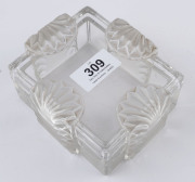 LALIQUE French Art Deco frosted glass jewellery box, circa 1935, 12.5cm wide - 2