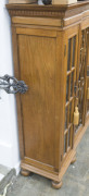 An antique French walnut bookcase, 19th century, ​140cm high, 150cm wide, 40cm deep - 5