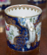 BOOTH'S "Pheasant" pattern English porcelain table ware comprising an oval serving dish, compote, 7 plates and 6 cups and saucers, 19th century. Brown factory mark to base with retailer's stamp "JOHN BATES & Co. Ltd. CHRISTCHURCH N.Z.", (21 pieces), ​the - 10