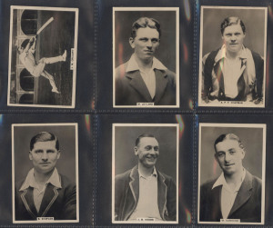 J MILHOFF & CO.: 1928 "Famous Test Cricketers" (Medium size: 76x51mm), complete set [27], EF. Cat.£175.