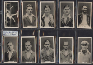 J MILHOFF & CO.: 1928 "Famous Test Cricketers" (Standard size: 68x35mm), complete set [27], EF. Cat.£175.