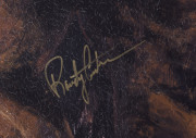 MIXED MARTIAL ARTS - RANDY COUTURE: hand enhanced "Giclee" print on canvas of "The Natural", also known as "Captain America", signed by Couture and by the artist Stephen Holland, limited edition numbered '69' of 97, overall 109 x 69.5cm, purchased at the - 6