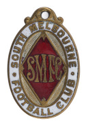 SOUTH MELBOURNE FOOTBALL CLUB: Undated Membership fob, made by Stokes & Sons; circa 1910s. - 2