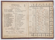 NORTH FITZROY F.C: 1934 Membership Ticket, No.5, inscribed on front "Premiers 1931" & "Runners-Up 1932", office bearers and list of matches inside, unpunctured. - 2