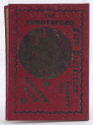 THE ABBOTSFORD SOCIETY AND ANGLERS' CLUB: 1905-06 Member's ticket, No.27, office bearers listed on the inside front cover.