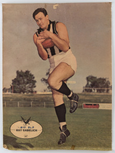 COLLINGWOOD: 'Heinz57' posters of Collingwood legends Ray Gabelich and Terry Waters, small "Good Old" annotation next Gabelich's name; c.1966, some edge creasing/tears, each 41 x 55.5cm, housed in the original despatch tube.
