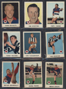 1965 SCANLENS "Footballers" complete set [36] including Ted Whitten, Des Tuddenham, Kevin Murray, "Polly" Farmer, Bob Skilton & Darrel Baldock; mostly G/VG. Rare set. (36) - 5