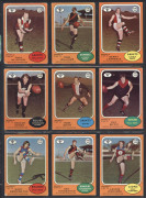 1973 SCANLENS "Footballers", Series A, complete set [72], including Leigh Matthews & Bruce Doull. Most are G/VG. (72) - 2