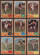 1973 SCANLENS "Footballers", Series B, complete set [72], including Leigh Matthews, Bruce Doull & Kevin Bartlett. Condition fair to VG. (72) - 2