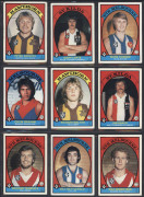 1978 SCANLENS "Footballers", Complete set [156], plus checklists [12], mostly VG to excellent. (168) - 2