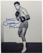 SIGNED "10x8" PHOTOGRAPHS: mostly British world champions comprising Lionel Rose (Australian, bantamweight), Terry Downes middleweight), Chris Eubank (middleweight & super middleweight), Henry Cooper (Commonwealth & European champion, famous image of him - 2