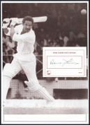 AUTOGRAPHS: 1940s-90s era player signatures mostly on small cards or on philatelic covers including Australians Gil Langley, Keith Miller, Ian Meckliff & Graham McKenzie; West Indians Wes Hall (2, one on small photograph), Rohan Kanhai & Gary Sobers; Engl - 2