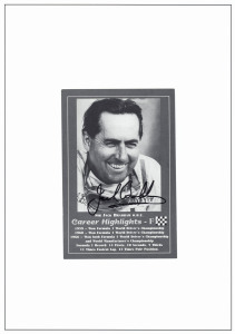 AUTOGRAPHS: selection most on images or on piece with SOCCER: Stanley Matthews & Maradona; MOTOR RACING: Jack Brabham; also Australian cyclist Stuart O'Grady, marathon swimmer Des Renford, around-the-world sailor Kay Cottee, and Australian Olympic Committ