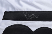 WAYNE CAREY: signature on 1996 Premiership Team commemorative guernsey for player '18' (Carey), with names of team members and match details embroidered on reverse. - 3