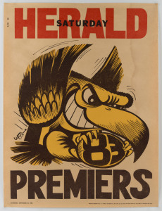 HAWTHORN: 1983 original Weg Premiership posters, (2); both with slight water damage.