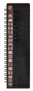 A vintage trackside "bookies board" in original timber carry case, early 20th century, 111cm high