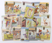 COLES SWAP CARDS: 1956 'Olympic Sports & Melbourne Olympic Venues' complete set [28], some corner mount impressions, G/VG. - 2