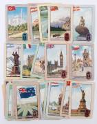 COLES SWAP CARDS: 1956 'Flags and National Monuments' complete set [28], some corner mount impressions, G/VG. - 2