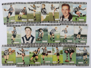 COLES 1954-55 - COLLINGWOOD: group of cards comprising 1954 Series 1 (5), 1954 Series 2 (8) and 1955 Series 3 (7). Included are three of Bill Twomy (Series 1 portrait, Series 2 & 3 action), two of Bob Rose (Series 1 portrait, Series 3 action), two of Des - 2