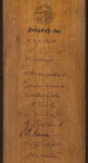 1934 AUSTRALIAN TOUR TO ENGLAND: "B. Warsop" (Marylebone) cricket bat, signed on the front by members by the Australian team (14 signatures) including Bradman, Darling, Grimmett, Ebeling, Woodfull, McCabe, O'Reilly & Ponsford and English team (12 signatur - 2