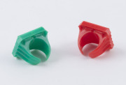 1972 KELLOGG'S FOOTY CLUB RINGS: for Swans & Kangaroos. Scarce. (2) - 2