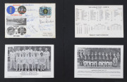 1977 CENTENARY OF TEST CRICKET: "TCCB/ The Centenary & Jubilee Pair", limited edition folder (#195 of 500 issued) including 1977 Centenary Test FDC with 17 Australian Test cricketer signatures including Lillee, Thomson, Walters, Marsh & Greg Chapell, plus - 2