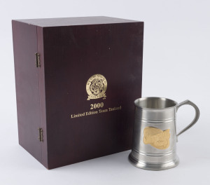 RICHMOND: 2000 Limited Edition Team Tankard (dented rim at base) by Royal Selangor in satin finish pewter (weight 440gr), with satin lined presentation box.