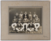 NEW SOUTH WALES 2nd XI 1924-5 official team photo by Melba Studios, laid down on original mount. Overall 30 x 37cm. Rare.Provenance: From the Estate of "Hal" Hooker, NSW.