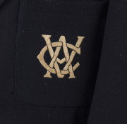 VICTORIA - STATE BLAZER: for unknown player, in dark navy blue with embroidered 'VCA' on pocket, made by Ellinson, c.1950s. - 2