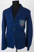 NEW SOUTH WALES - STATE BLAZER: for unknown player, in Royal Blue with embroidered crest on pocket, made by Farmer's (Sydney), c.1950s.