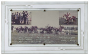 1975 CAULFIELD CUP - WINNER "ANALIGHT": the 9ct gold trainer's trophy, engraved "CAULFIELD CUP 1975 WON BY ANALIGHT : TRAINER C.L. BEECHEY" raised on a custom made wooden plinth. Overall: 16cm high. The Cup: 128gms. Accompanied by the framed winner's phot - 2