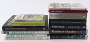 LITERATURE: 1980s-2000s selection including CRICKET: hardbound "Matthew Hayden: Standing My Ground", "One Who Will; The Search for Steve Waugh" by Jack Egan, "Arm-Ball to Zooter - a Sideways Look at the Language of Cricket" by Booth, softbound "A Captain